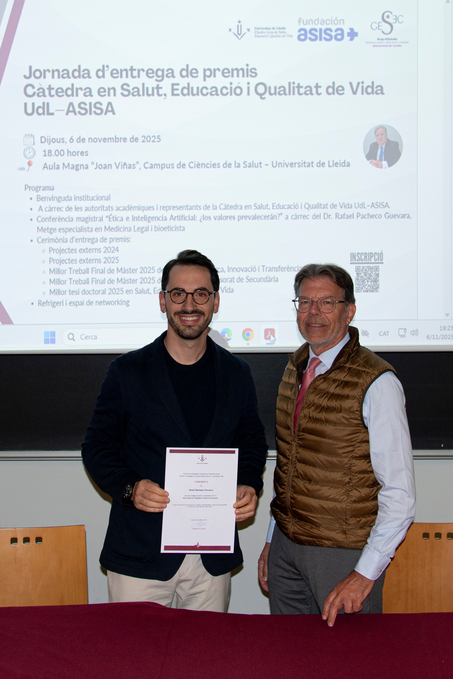 Cátedra ASISA-UdL - Premios 15